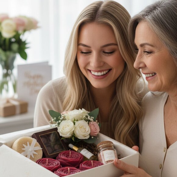 Scented Peony Soy Wax Candle or Wax Melt Gift Set - Picture 5 of 10